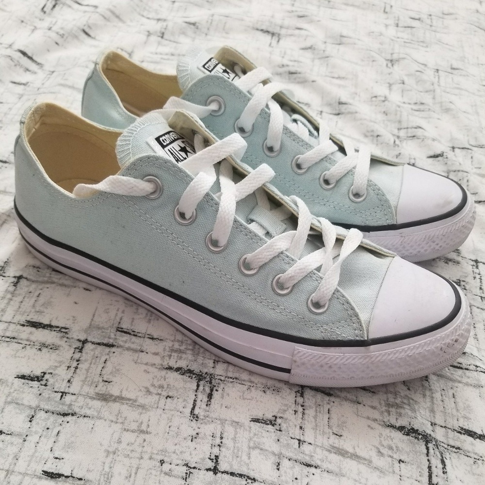 Aqua Converse All Stars